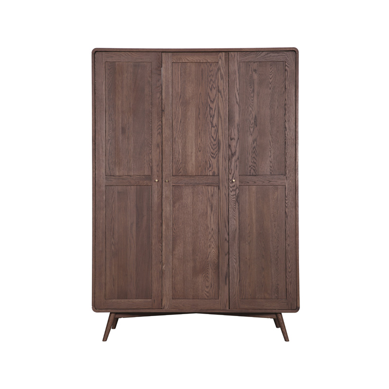 Ang Dark Oak Three Door Wardrobe ang Perpektong Solusyon sa Imbakan para sa Mga Makabagong Tahanan